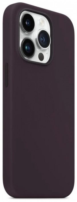 Чехол Silicone Case with Magsafe для iPhone 14 Pro Max Elderberry