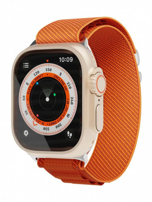 Ремешок нейлоновый Extreme Band VLP для Apple Watch 42/44/45/49mm оранжевый