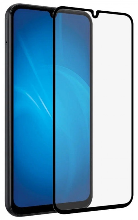 Защитное стекло 2.5D VLP C-Glass для Samsung Galaxy S24 с черной рамкой