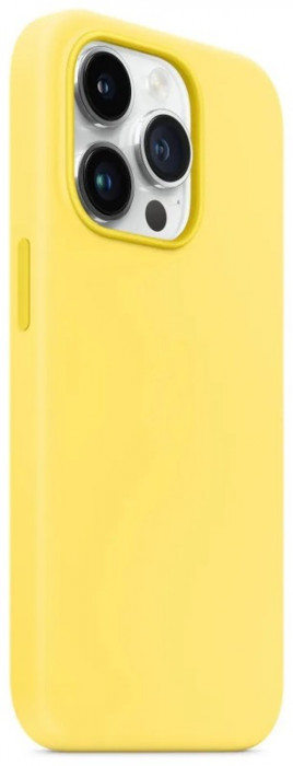 Чехол Silicone Case with Magsafe для iPhone 14 Pro Max Canary Yellow
