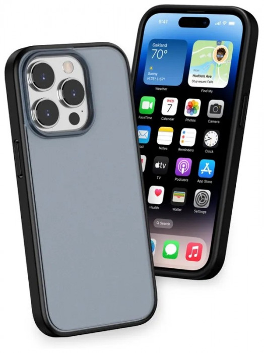 Чехол накладка Gurdini Shockproof Case для iPhone 14 Pro Синий (Blue)