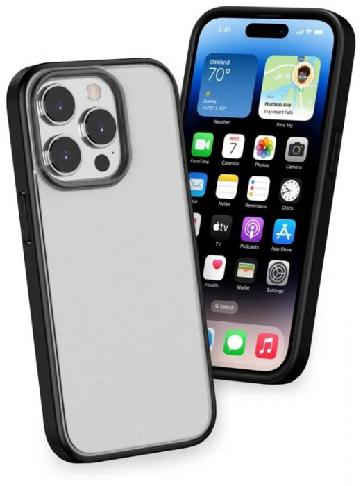 Чехол накладка Gurdini Shockproof Case для iPhone 14 Pro Белый (White)