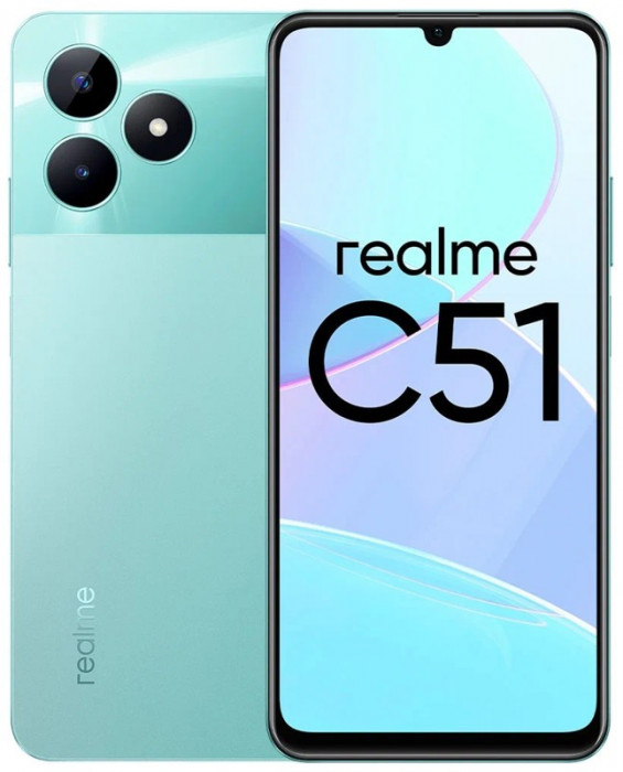 Смартфон Realme C51 4/128GB Зеленый EAC