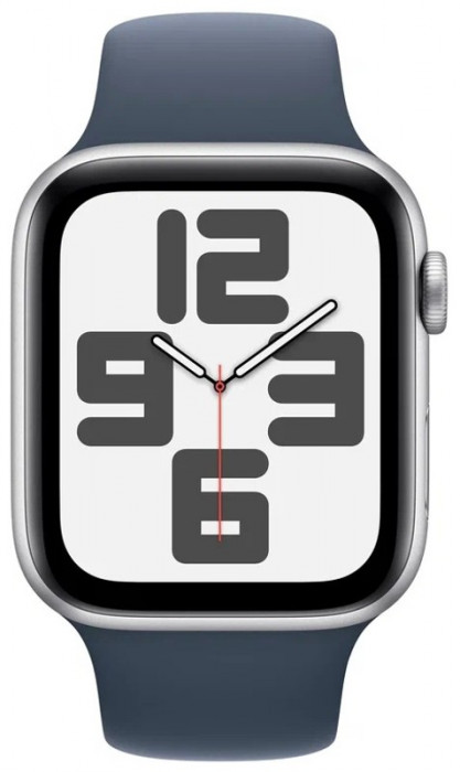 Умные часы Apple Watch SE 2023 40mm Aluminum Case with Sport Band Серебристый/Синий