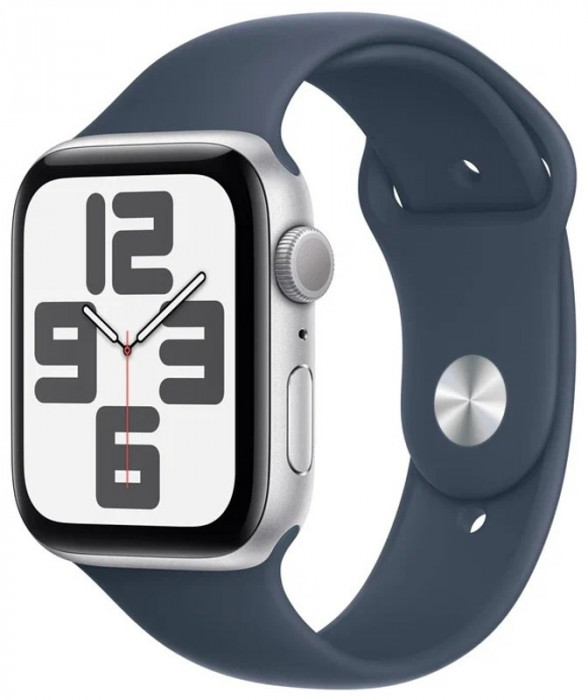Умные часы Apple Watch SE 2023 40mm Aluminum Case with Sport Band Серебристый/Синий