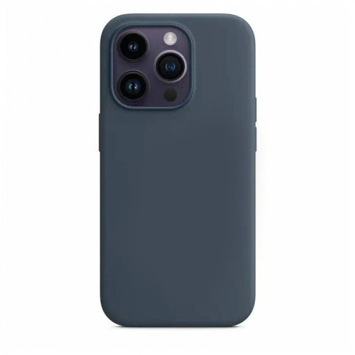 Чехол Silicone Case with Magsafe для iPhone 14 Pro Темно Синий (Midnight)