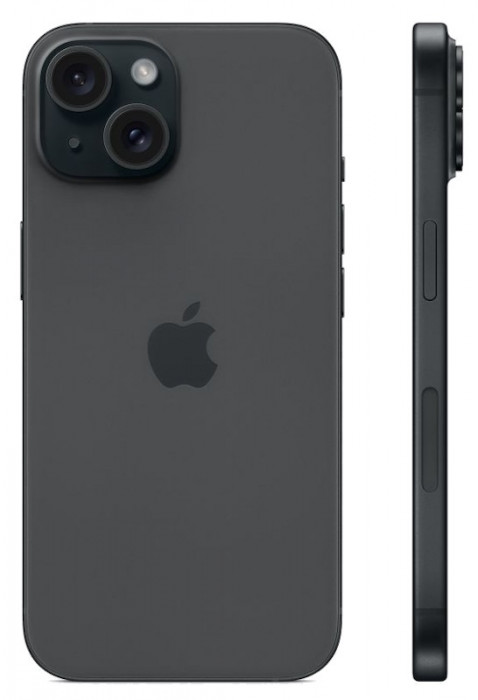 Смартфон Apple iPhone 15 256GB Черный (Black)
