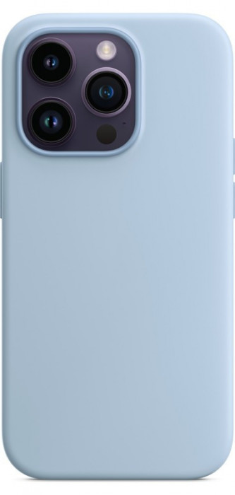 Чехол Silicone Case MagSafe для iPhone 14 Pro Sky