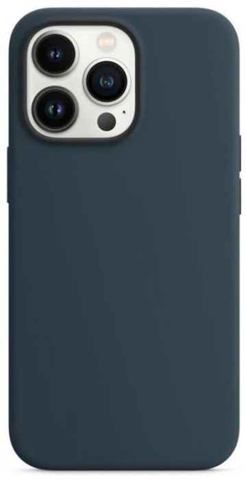 Чехол Silicone Case для iPhone 13 Pro Темно-синий (Abyss Blue)