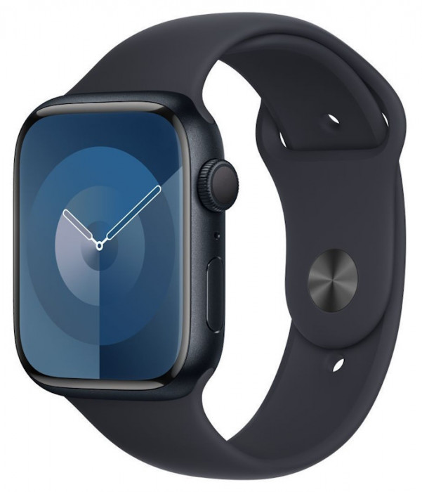 Умные часы Apple Watch Series 9 45mm GPS Aluminum Case with Sport Band Midnight