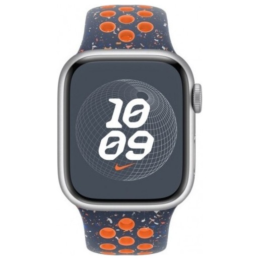Умные часы Apple Watch SE 2023 40mm Aluminum Case with Nike Sport Band Silver Blue Flame | Фото 2 из 4