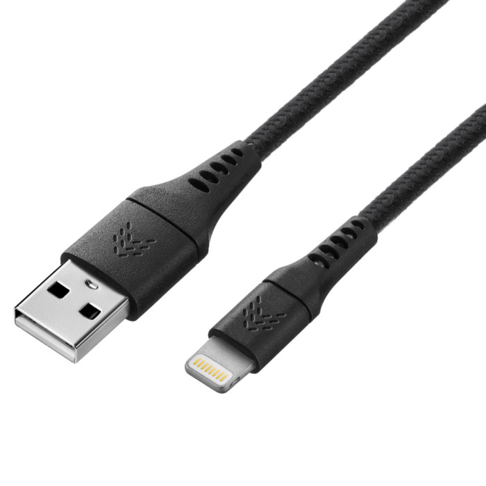 Зарядный кабель ROCKET Contact USB-A/Lightning 1м, чёрный