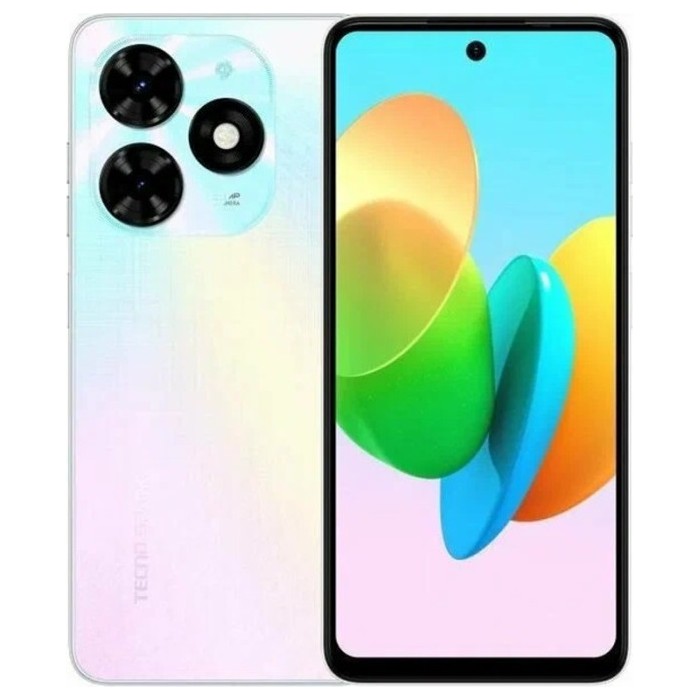 Смартфон Tecno Spark 20C 4/128GB Белый (Mystery White) EAC | Фото 1 из 6