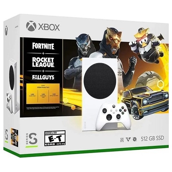 Игровая приставка Microsoft Xbox Series S + FORTNITE + ROCKET LEAGUE + Fall Guys Белый | Фото 8 из 8