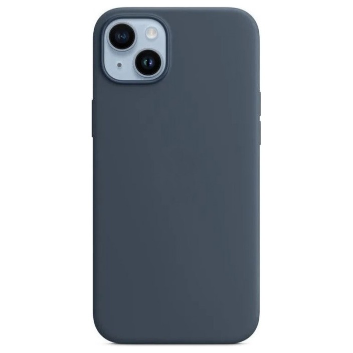 Чехол Silicone Case with Magsafe для iPhone 14 Plus Темно Синий (Storm blue)