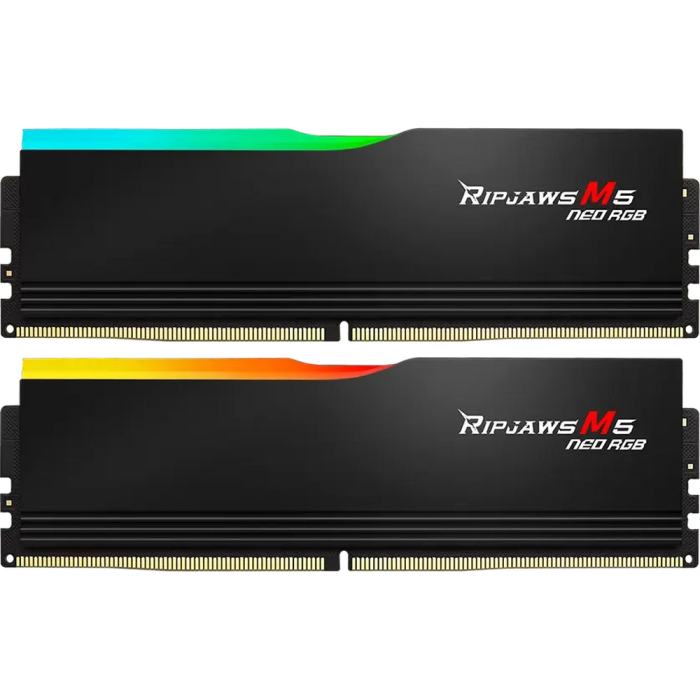 Оперативная память 32Gb DDR5 6000MHz G.Skill Ripjaws M5 Neo RGB (F5-6000J3636F16GX2-RM5NRK) (2x16Gb KIT)