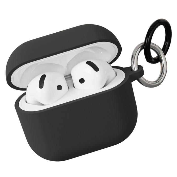 Чехол защитный VLP Charm Case для AirPods 4, черный
