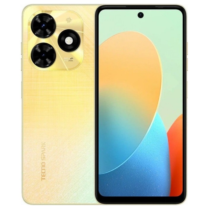 Смартфон Tecno Spark 20C 4/128GB Золотой (Alpenglow Gold) EAC | Фото 6 из 6