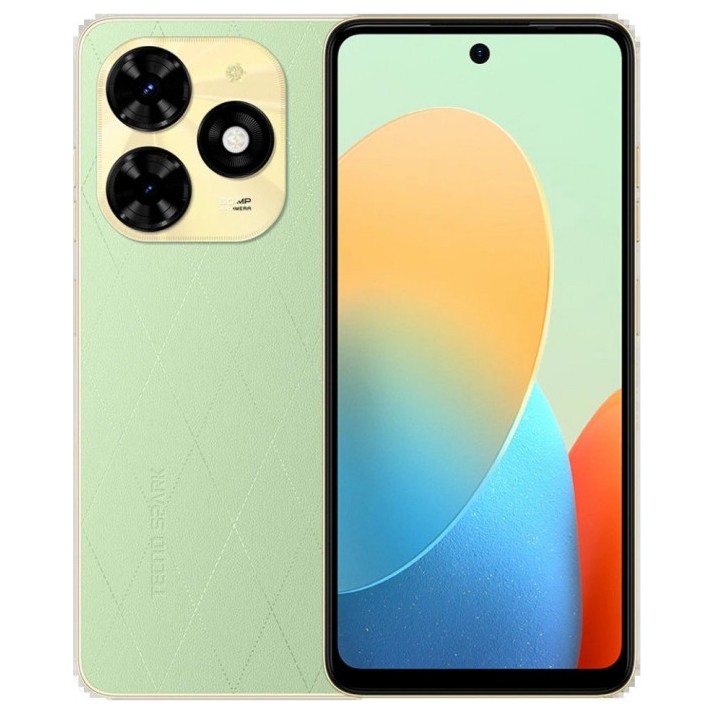 Смартфон Tecno Spark 20C 4/128GB Зеленый (Magic Skin Green) EAC | Фото 6 из 6