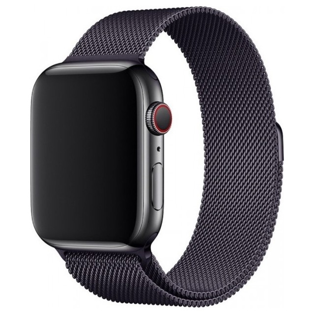 Ремешок Gurdini Milanese Loop для Apple Watch 38/40mm Серый (Gray)