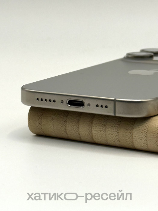 Уценка Смартфон Apple iPhone 15 Pro 128GB Титан (Natural Titanium) nano SIM + eSIM | Фото 4 из 5