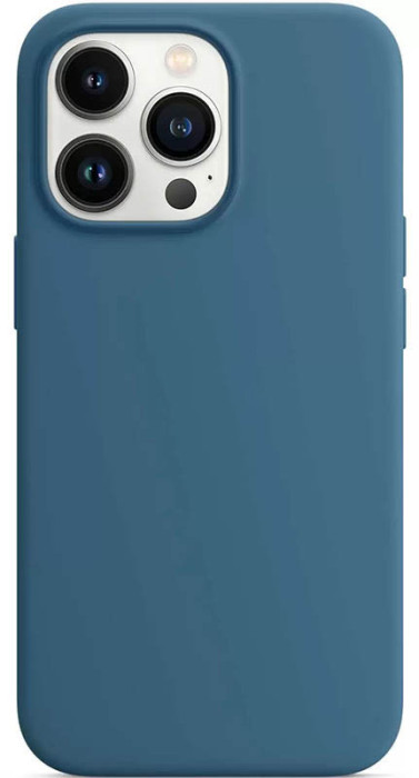 Чехол Silicone Case MagSafe для iPhone 13 Pro Max Голубой | Фото 3 из 3