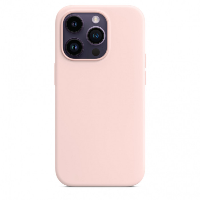 Чехол Silicone Case MagSafe для iPhone 14 Pro Max Chalk Pink