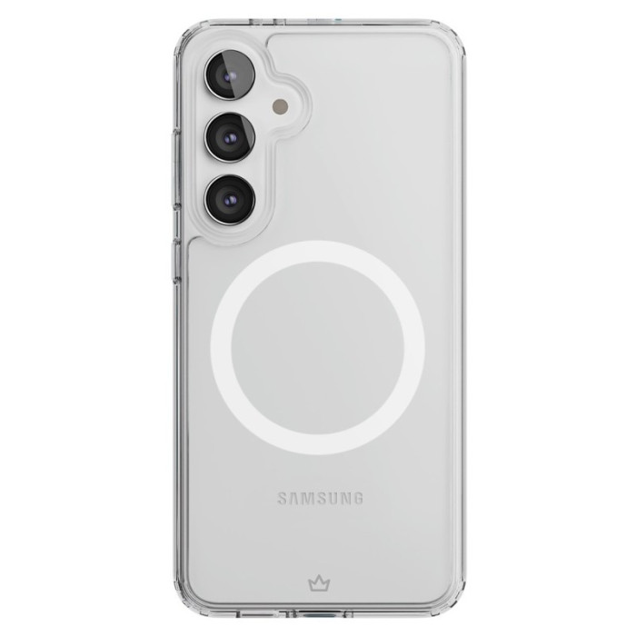 Чехол защитный VLP Crystal Case MagSafe для Samsung S24 FE, прозрачный | Фото 1 из 1