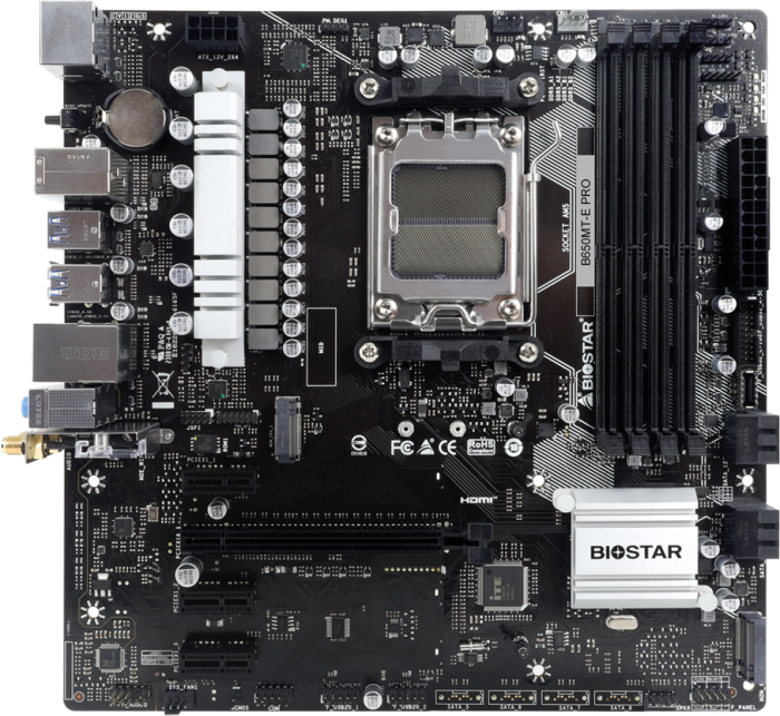 Материнская плата Biostar B650MT-E Pro