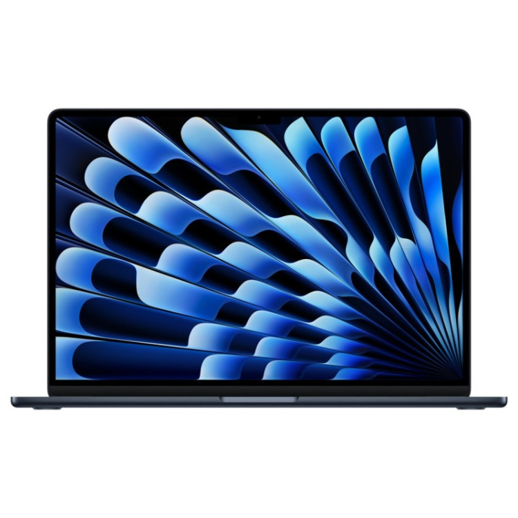 Ноутбук Apple MacBook Air 15 2025 MW1L3 (Apple M4, 10-Core CPU, 10-Core GPU, 16GB/256GB SSD) Полуночный черный (Midnight)