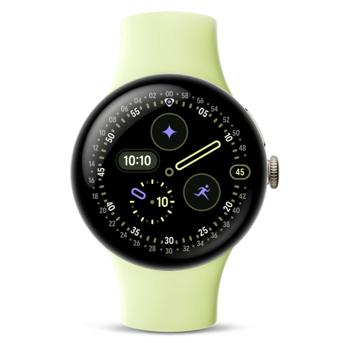 Умные часы Google Pixel Watch 4 41mm Wi-Fi Золотой/Зеленый (Champagne Gold/Lemongrass)