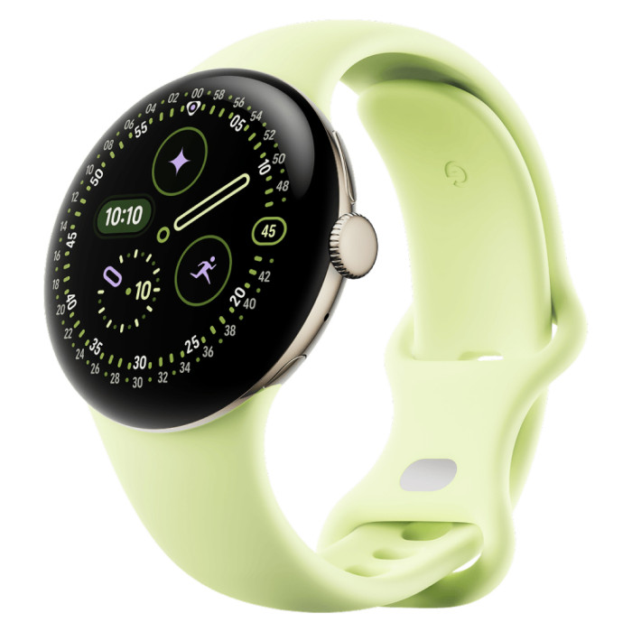 Умные часы Google Pixel Watch 4 41mm Wi-Fi Золотой/Зеленый (Champagne Gold/Lemongrass)