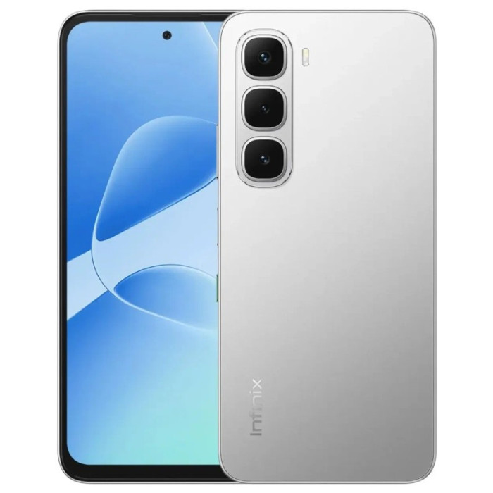Смартфон Infinix Hot 60i 4G 6/128GB Титановое серебро (Titanium Silver)