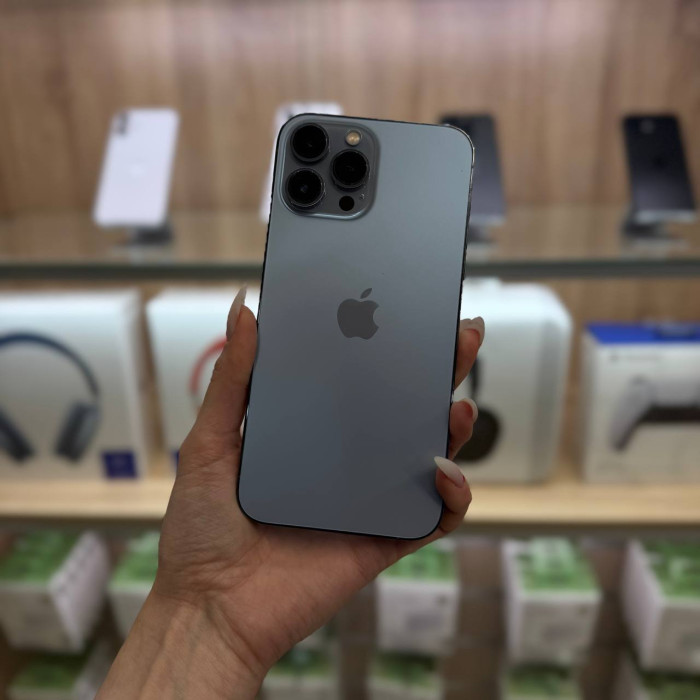 Б/у Смартфон Apple iPhone 13 Pro Max 128GB Небесно-голубой RU | Фото 1 из 5