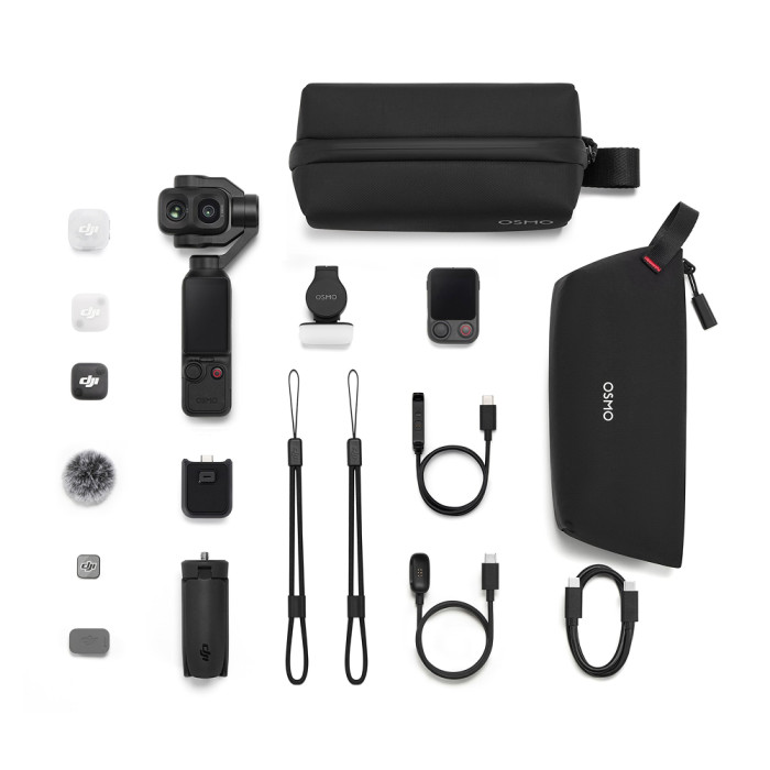 Экшн-камера DJI Osmo Pocket 4P Vlog Combo Черный (Black)
