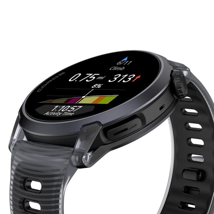 Умные часы Coros Pace 4 Aluminum Black Crystal / Silicone