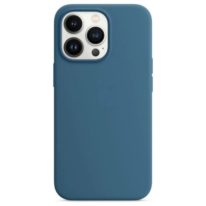 Чехол Silicone Case with Magsafe + IC для iPhone 13 Pro Max Синий (Blue Jay)