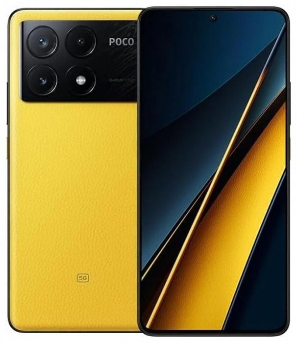 Смартфон Poco X6 Pro 12/512GB Желтый (Yellow)
