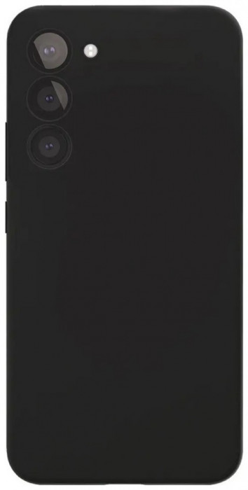 Чехол защитный VLP Ecopelle Case MagSafe для Samsung Galaxy S24 Чёрный