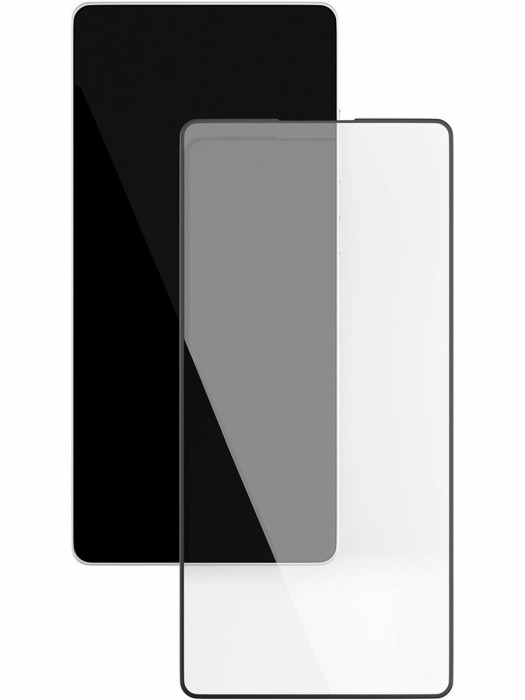 Стекло защитное 2.5D VLP LITE Sky Glass для Samsung S25 Ultra с черной рамкой