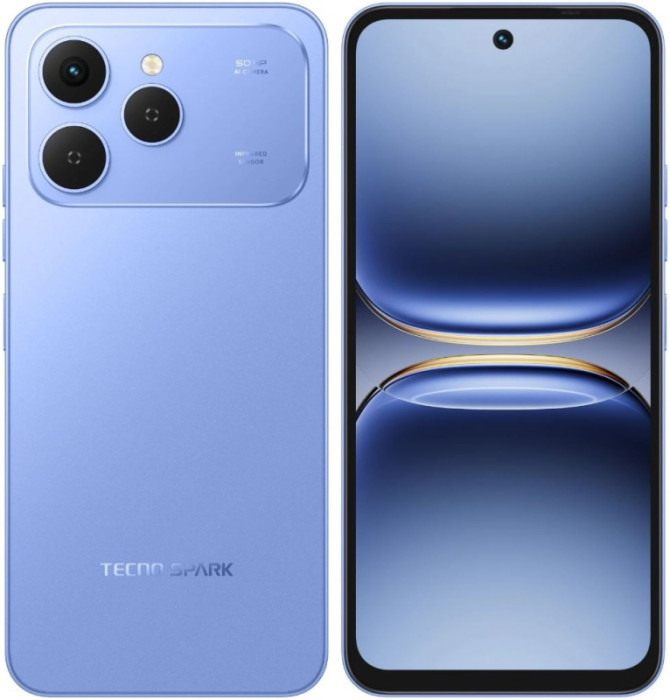 Смартфон TECNO SPARK 40 6/128GB Синий (Mirage Blue)