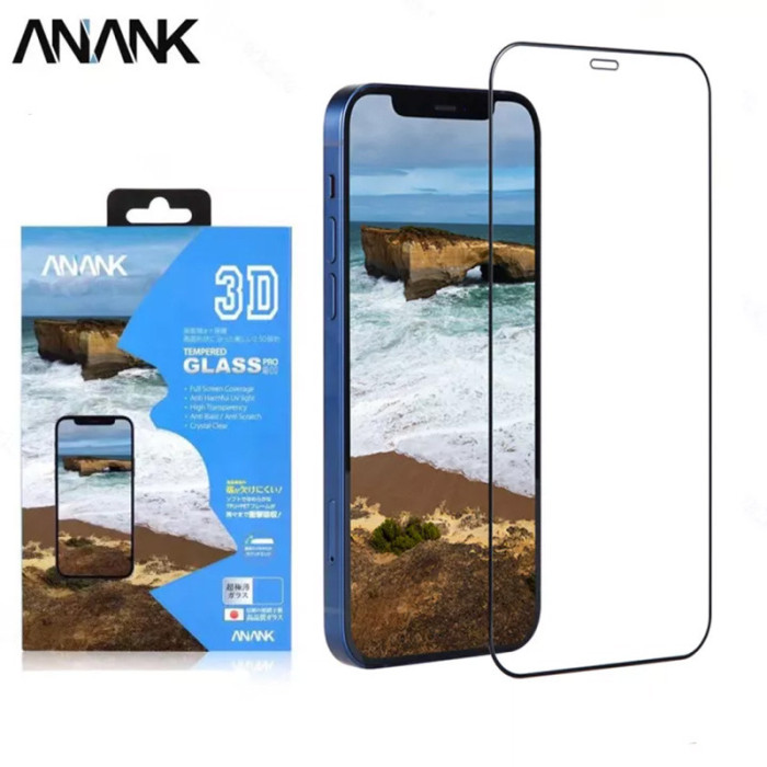 Защитное стекло с усиленными краями ANANK Tempered Glass Pro 9H 2,5D для iPhone 13 Pro | Фото 2 из 2