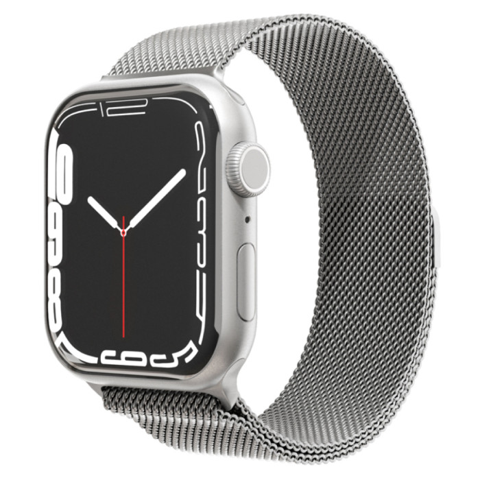 Ремешок из нержавеющей стали VLP для Apple Watch 42/44/45, серебристый