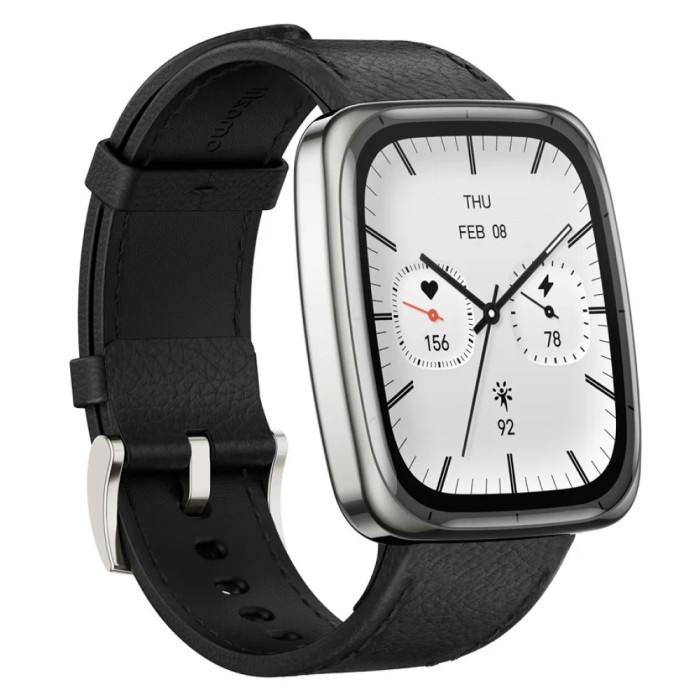 Умные часы Amazfit Active 2 Square Черный (Black Leather)