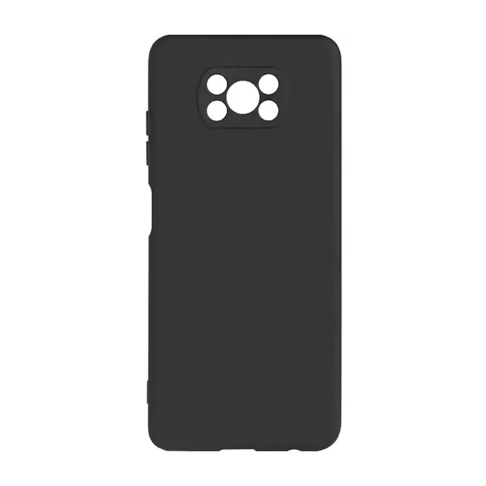 Силиконовый чехол для Xiaomi POCO X3 Pro TPU Черный | Фото 1 из 2