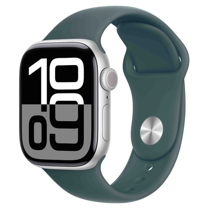 Умные часы Apple Watch Series 10 46mm Aluminum Case with Sport Band Lake Green