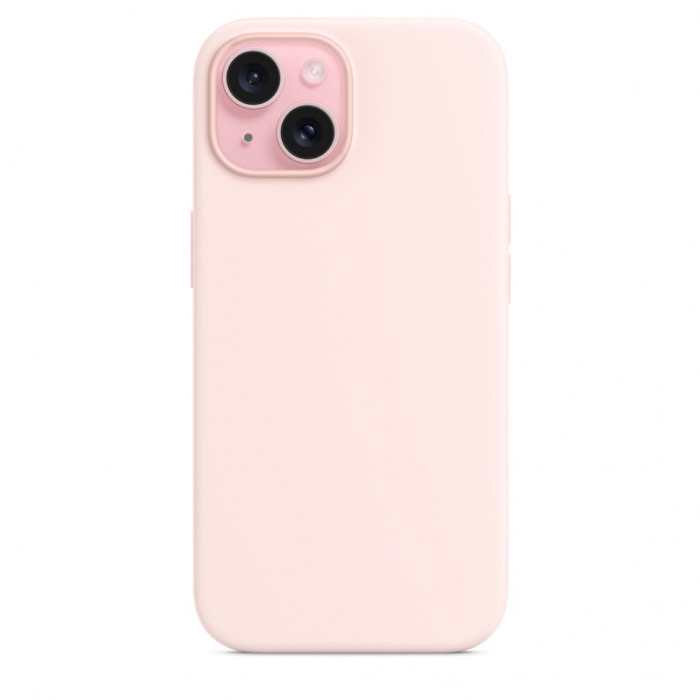 Чехол Silicone Case MagSafe для iPhone 15 Light Pink