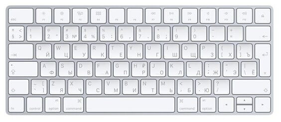 Клавиатура Apple Magic Keyboard Bluetooth Белый (MLA22) | Фото 1 из 5