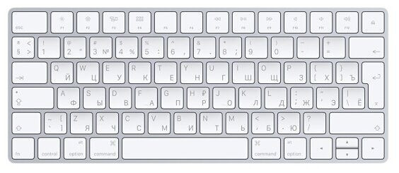 Клавиатура Apple Magic Keyboard Bluetooth Белый (MLA22) | Фото 5 из 5