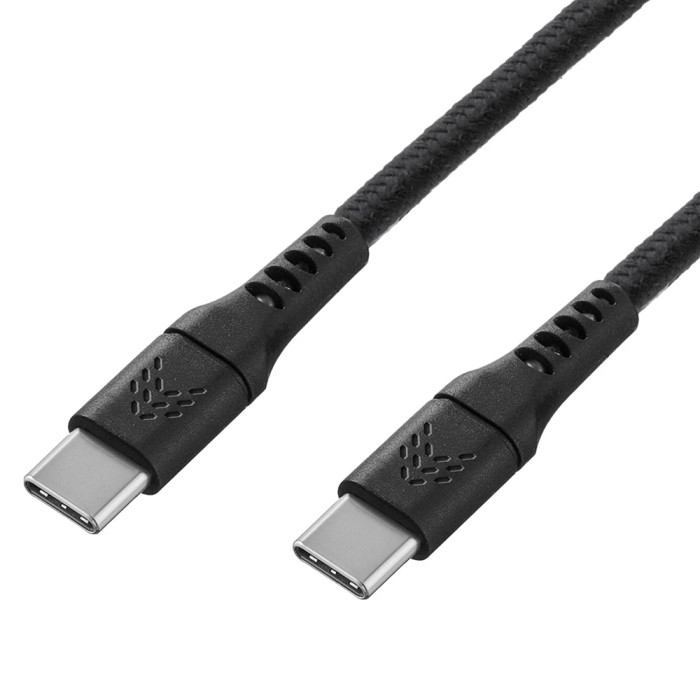 Зарядный кабель Rocket Flex USB-C/USB-C, 60W, 3.0A, черный